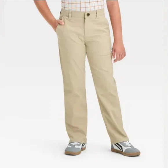 Cat& Jack Straight Leg Chino Pants - Picture 2 of 5